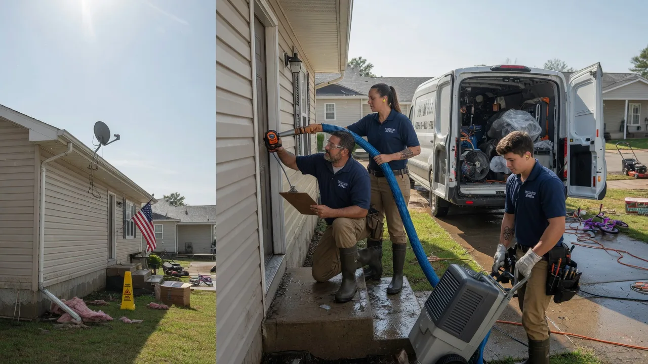 Ceiling Water Damage Restoration in Collinsville, TX near me